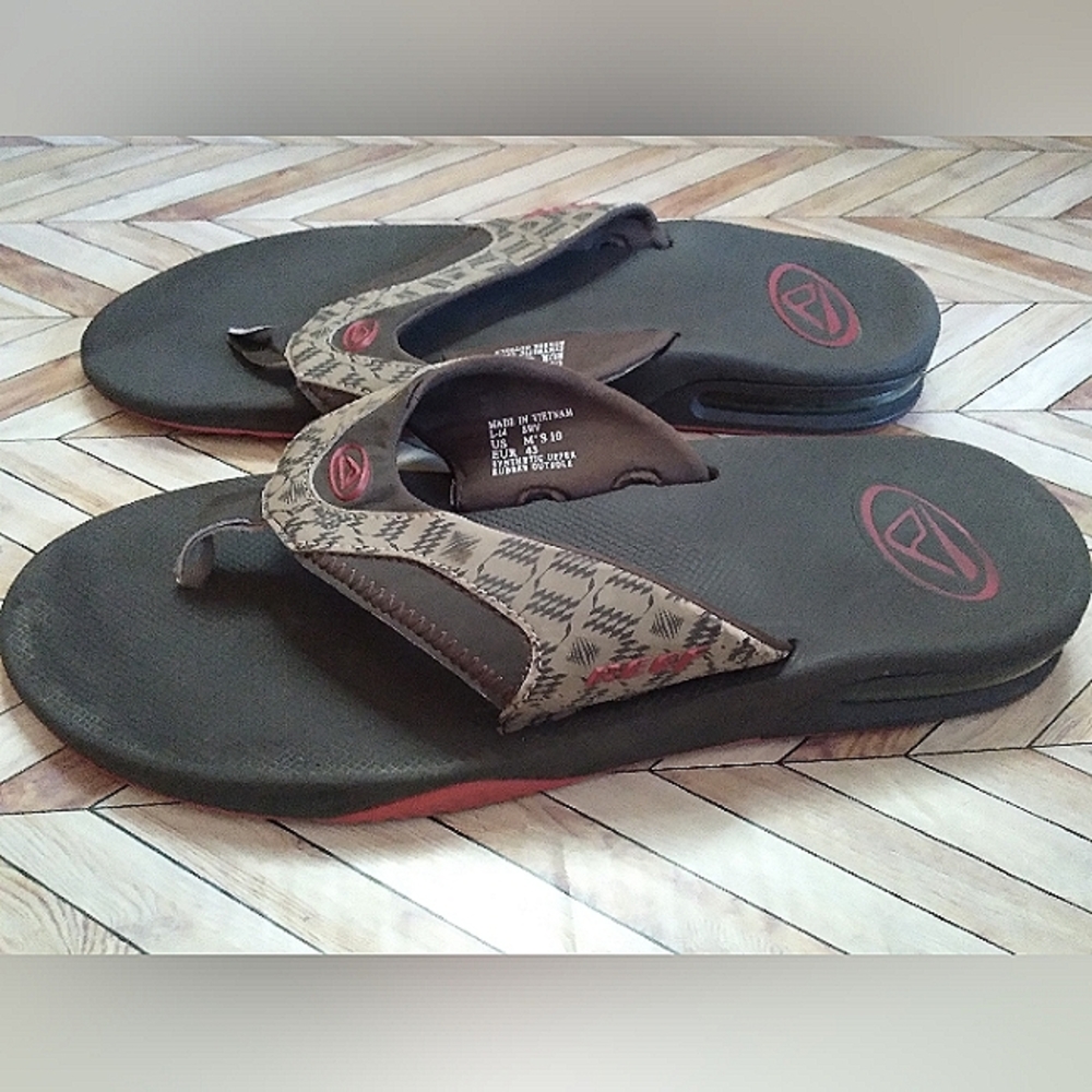 Men's Reef Fanning Sandals size 10